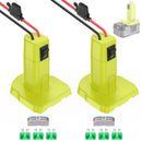 KOEZOI Dual Power Wheel Adapter for Ryobi 18V Battery Compatible with DIY RC Toys and Switch Magic Cars Variant 0
