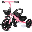 Pink Toddler Tricycle for Kids Aged 2-5 with Roll-Over Feature Magic Cars Variant 0