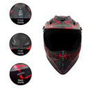 KRN Youth Off-Road Helmet for Kids - DOT Certified for Motocross and Dirt Biking Magic Cars 1