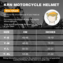 KRN Youth Off-Road Helmet for Kids - DOT Certified for Motocross and Dirt Biking Magic Cars 3