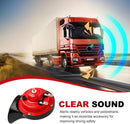 Single Super Loud 12V Snail Car Horn Kit, 300DB High and Low Sound Magic Cars 4