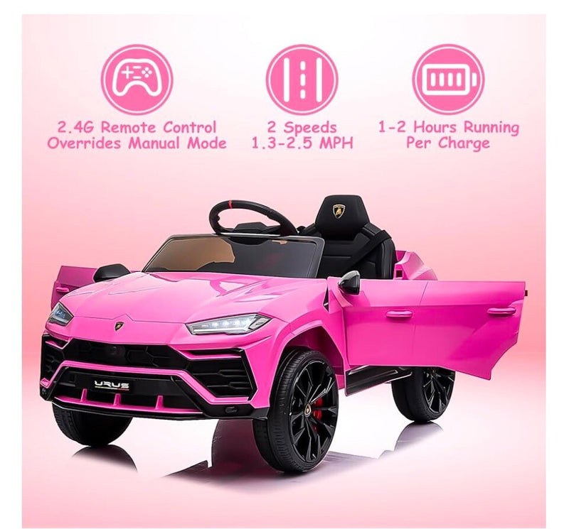 12V Battery-Powered Pink Ride-On Car with Remote Control Magic Cars Variant 0