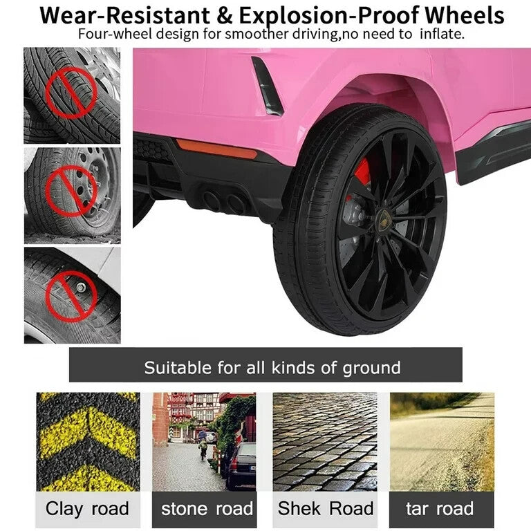 12V Battery-Powered Pink Ride-On Car with Remote Control Magic Cars 4