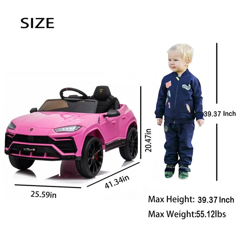12V Battery-Powered Pink Ride-On Car with Remote Control Magic Cars 6