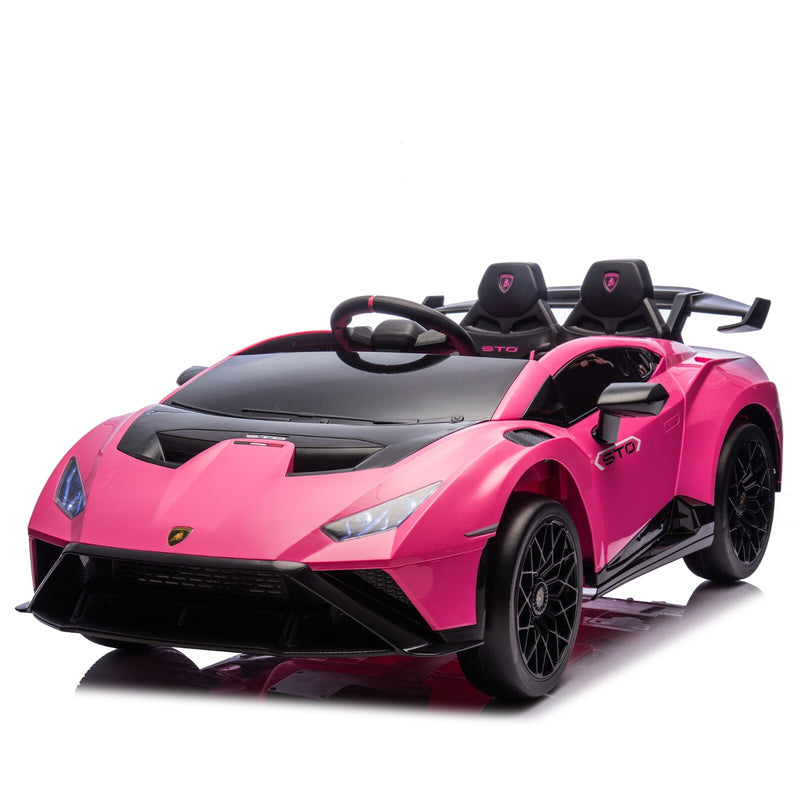 24V Kids Electric Ride-On Drift Car in Pink with Sports Design Magic Cars 10