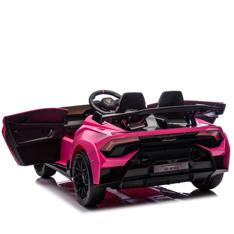 24V Kids Electric Ride-On Drift Car in Pink with Sports Design Magic Cars 12