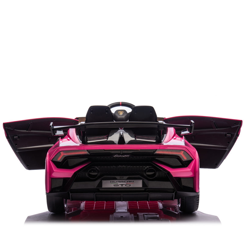 24V Kids Electric Ride-On Drift Car in Pink with Sports Design Magic Cars 15