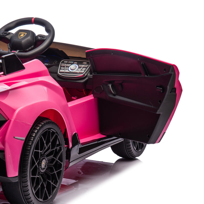 24V Kids Electric Ride-On Drift Car in Pink with Sports Design Magic Cars 17