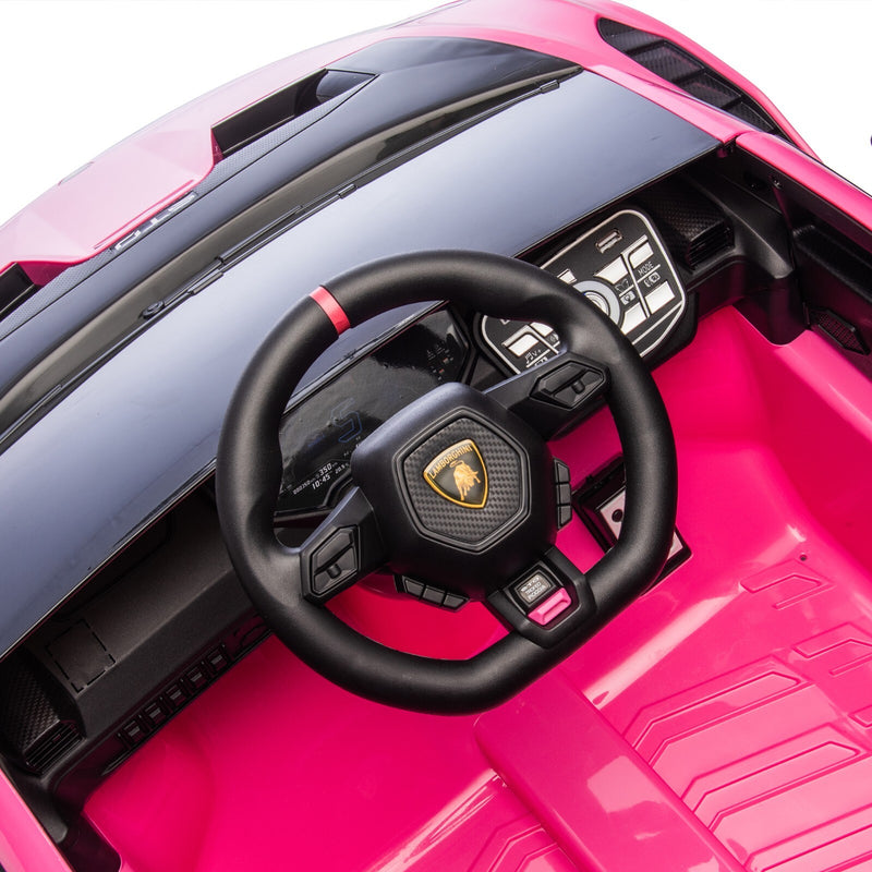 24V Kids Electric Ride-On Drift Car in Pink with Sports Design Magic Cars 18