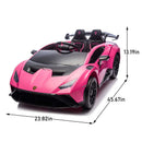 24V Kids Electric Ride-On Drift Car in Pink with Sports Design Magic Cars 1