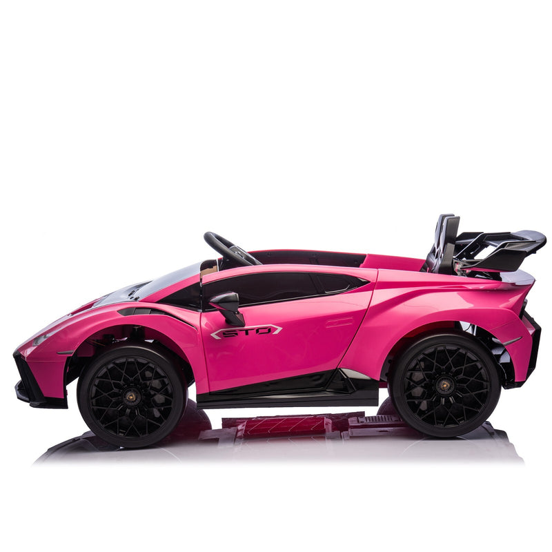24V Kids Electric Ride-On Drift Car in Pink with Sports Design Magic Cars 2