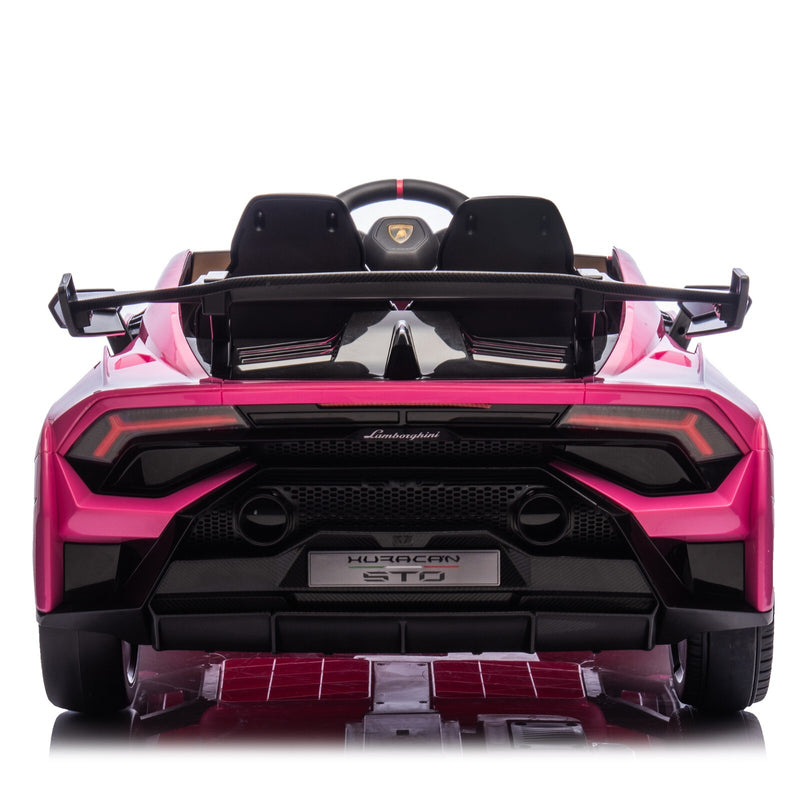 24V Kids Electric Ride-On Drift Car in Pink with Sports Design Magic Cars 5