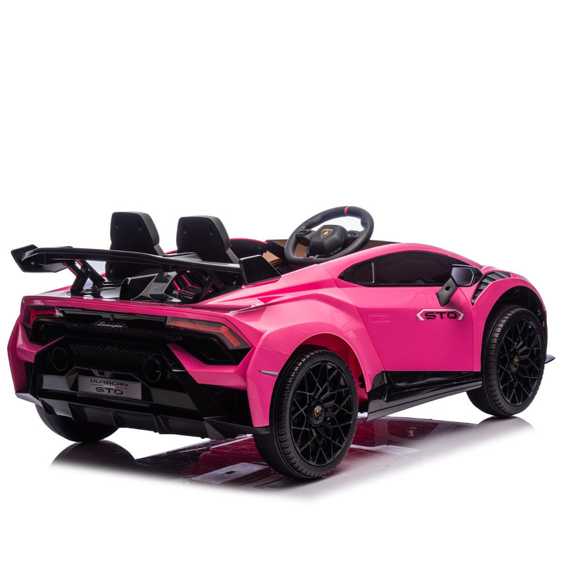24V Kids Electric Ride-On Drift Car in Pink with Sports Design Magic Cars 6