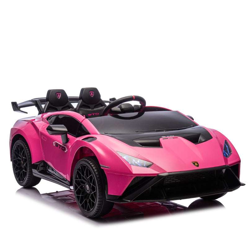 24V Kids Electric Ride-On Drift Car in Pink with Sports Design Magic Cars 8