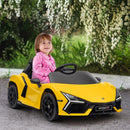 Licensed Lamborghini Revuelto Kids Ride-On Car with Suspension Yellow Magic Cars 8