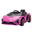 Lamborghini SIAN 12V Pink Kids Electric Ride-On Car with Remote Control Magic Cars 10