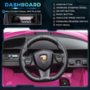 Lamborghini SIAN 12V Pink Kids Electric Ride-On Car with Remote Control Magic Cars 4