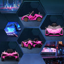 Lamborghini SIAN 12V Pink Kids Electric Ride-On Car with Remote Control Magic Cars 7
