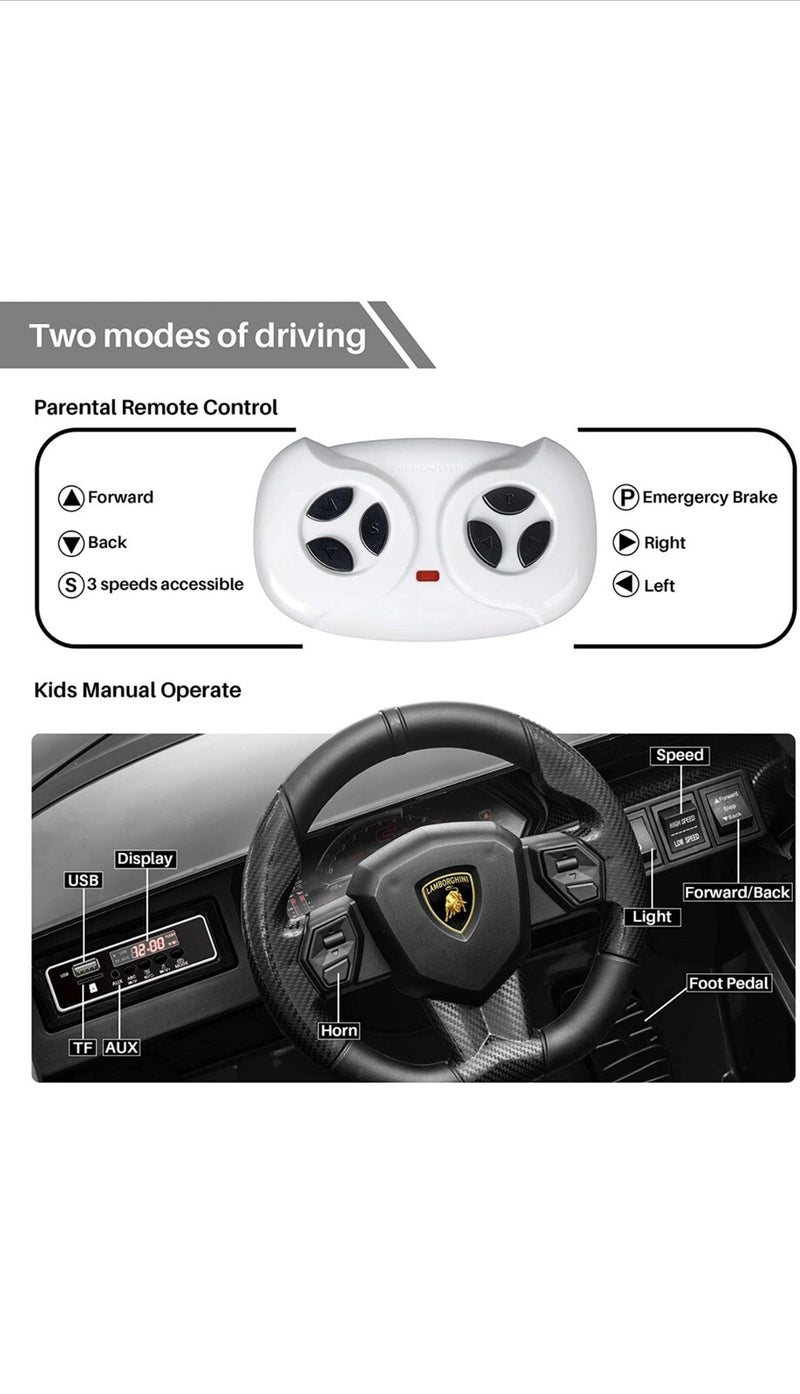 Lamborghini Sian 12V Electric Ride-On Car for Kids Magic Cars 6