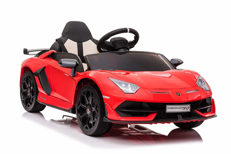 Licensed Lamborghini SVJ 12V Electric Ride-On Car for Kids with Remote Control Magic Cars 12