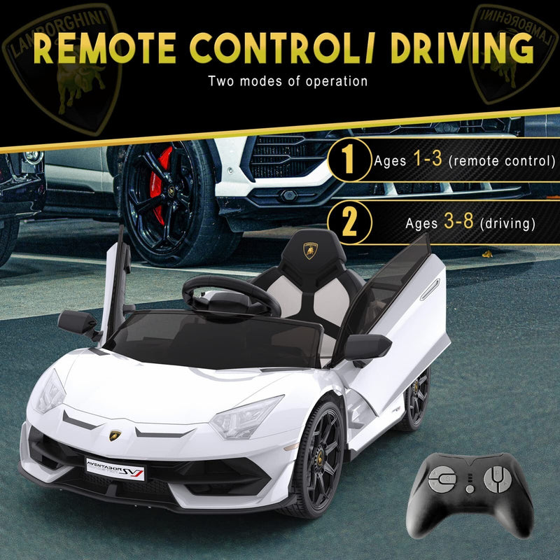 Licensed Lamborghini SVJ 12V Electric Ride-On Car for Kids with Remote Control Magic Cars 5
