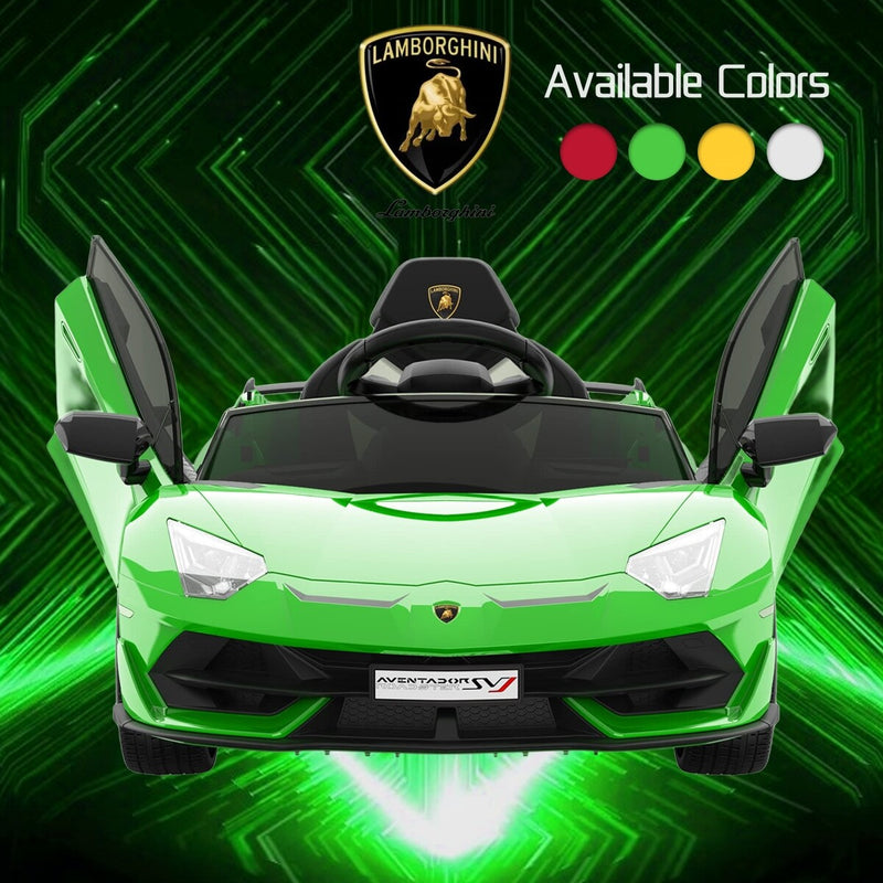 Licensed Lamborghini SVJ 12V Electric Ride-On Car for Kids with Remote Control Magic Cars 9