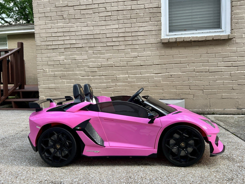 SVJ Pink Roadster Electric Ride-On Car for Kids Magic Cars 12