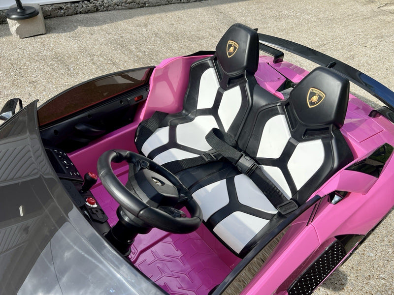 SVJ Pink Roadster Electric Ride-On Car for Kids Magic Cars 2