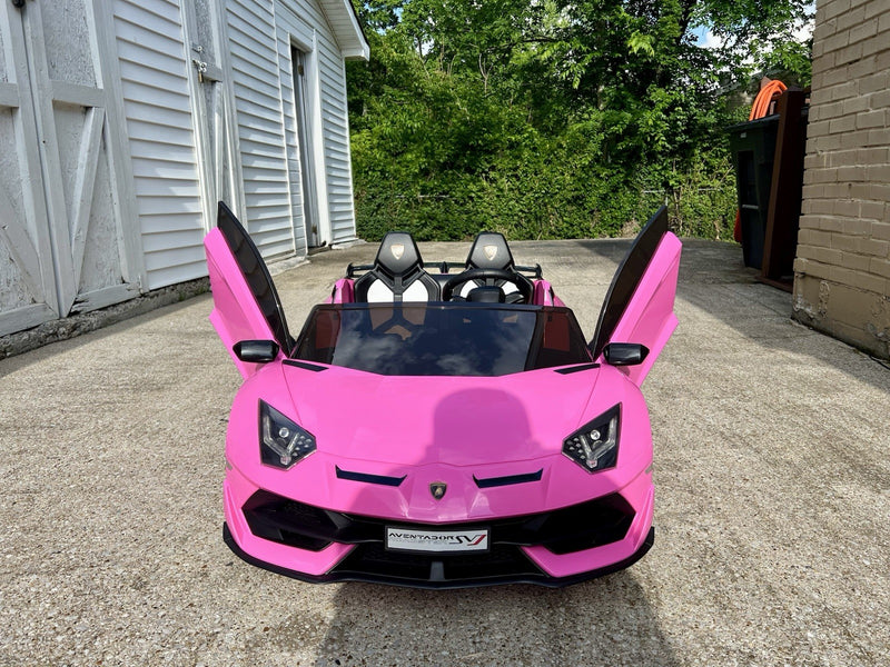 SVJ Pink Roadster Electric Ride-On Car for Kids Magic Cars 3