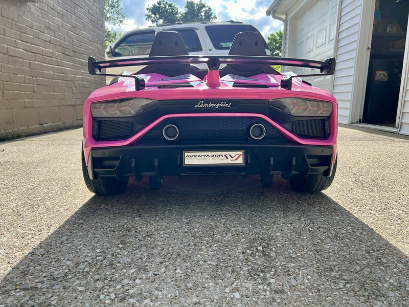 SVJ Pink Roadster Electric Ride-On Car for Kids Magic Cars 4