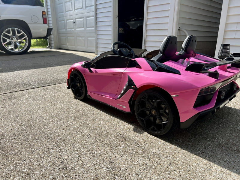 SVJ Pink Roadster Electric Ride-On Car for Kids Magic Cars 5