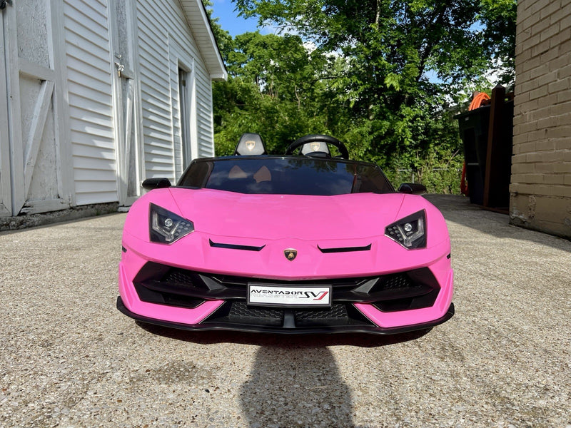 SVJ Pink Roadster Electric Ride-On Car for Kids Magic Cars 8