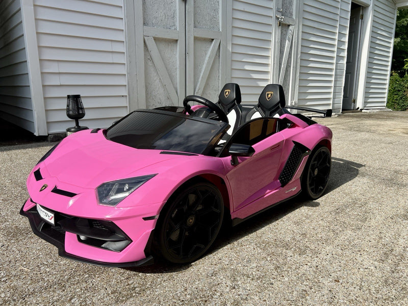 SVJ Pink Roadster Electric Ride-On Car for Kids Magic Cars Variant 0