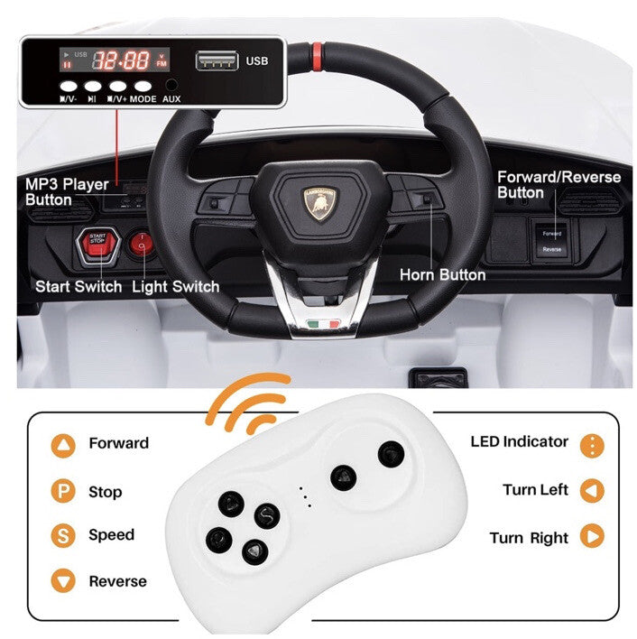 12V Electric Lamborghini Urus Ride-On Car Magic Cars 4
