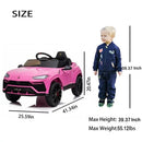Pink Ride-On Toy Car Inspired by Lamborghini Urus and Sian Models Magic Cars 2