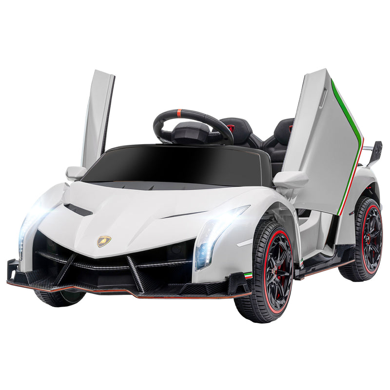 Licensed Lamborghini Veneno Kids Ride-On Car with Bluetooth Music Magic Cars 3