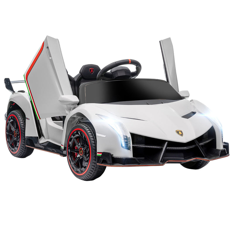 Licensed Lamborghini Veneno Kids Ride-On Car with Bluetooth and Music Magic Cars Variant 0