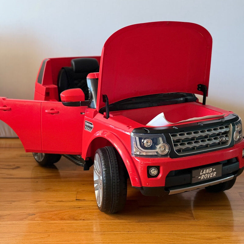 Red 2023 Land Rover Discovery Ride-On Car - Used Magic Cars 1
