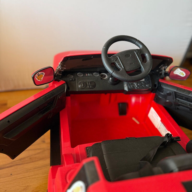 Red 2023 Land Rover Discovery Ride-On Car - Used Magic Cars 4