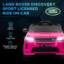 Licensed Land Rover 12V Kids Ride-On Car with Soft Start Pink Magic Cars 4