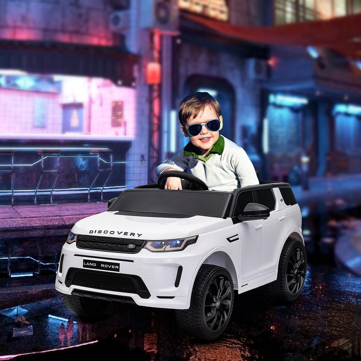 新品イベント商品」ランドローバースタイル 12V電動キッズカー 乗用