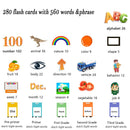 Interactive Flash Cards for Preschoolers Ages 3 to 6 - 280 Cards Featuring 560 Words and Phrases Magic Cars 4