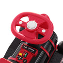 12V Electric 2-Seater Kids Ride-On Train with Music, Lights, Storage – Red Magic Cars 10