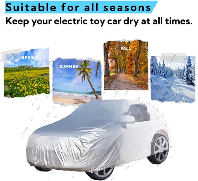 Large Kids Ride-On Toy Car Cover Universal Fit Water Resistant UV Protection Magic Cars 6