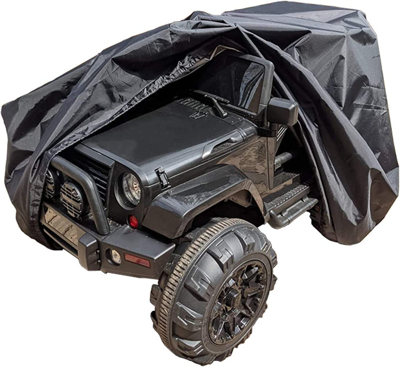 Large Ride-On Electric Truck Toy with Outdoor Protective Cover for Kids' Power Wheels Magic Cars 0