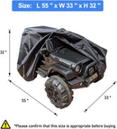 Large Ride-On Electric Truck Toy with Outdoor Protective Cover for Kids' Power Wheels Magic Cars 1