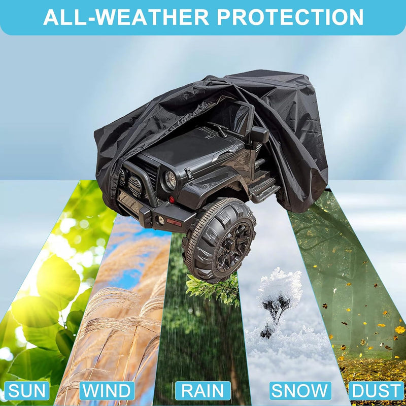 Large Ride-On Truck Toy Car Cover for Kids Electric Power Wheels Outdoor Protection Magic Cars 4