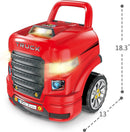Large Take Apart Truck Engine Set with RC Key and Realistic Sounds for Ages 3-8 Magic Cars 3