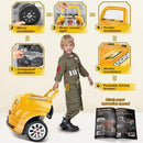 Monster Truck Mechanic Playset for Kids Ages 3-8 with Electric Drill Magic Cars 5