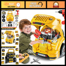 Monster Truck Mechanic Playset for Kids Ages 3-8 with Electric Drill Magic Cars Variant 0